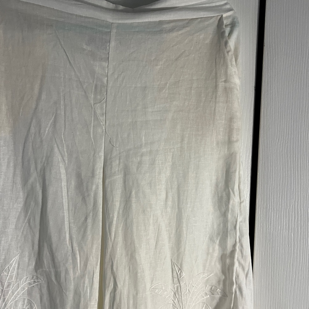 Calypso St. Barth White Cropped Pants - Picture 5 of 12